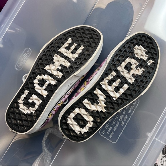 VANS x Nintendo Authentic Princess Peach Sneakers Women Size 5 - Picture 12 of 12